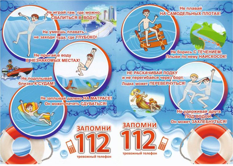 Безопасность на воде летом.